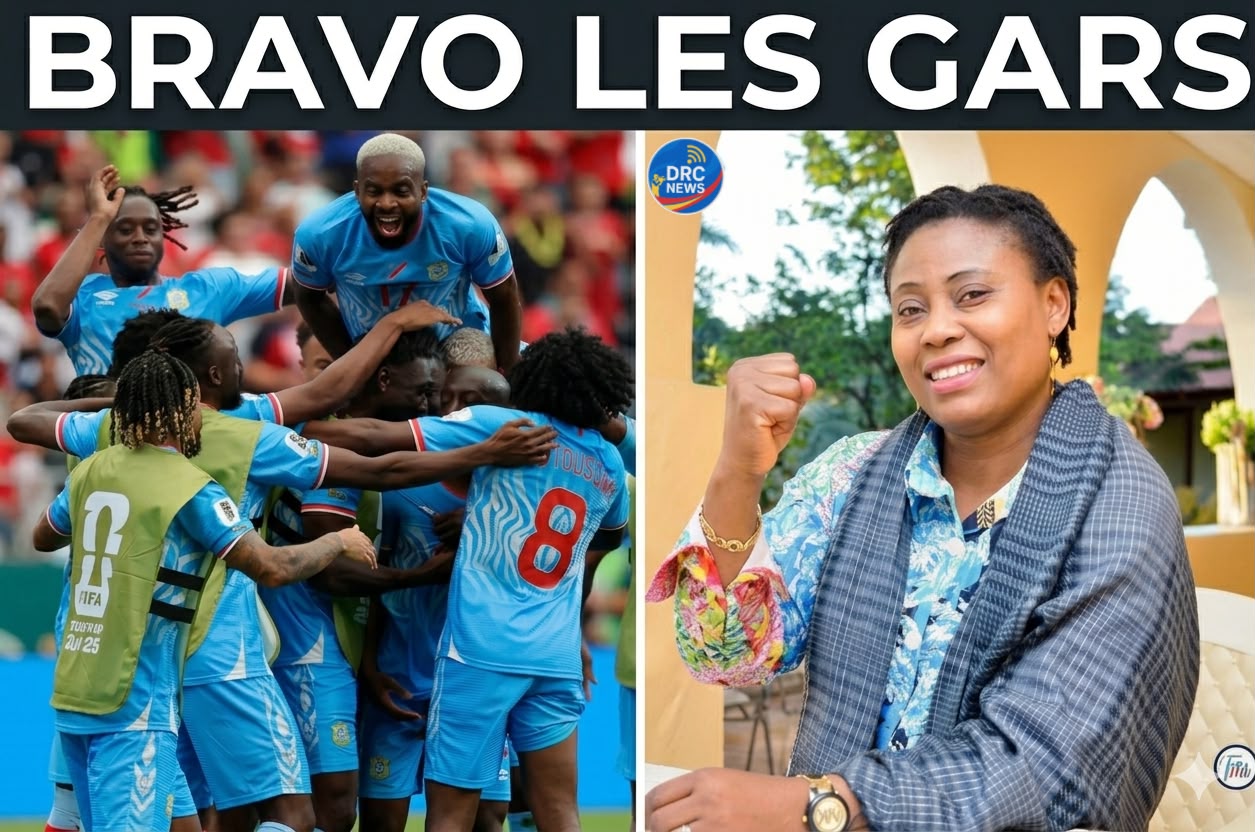 Mondial 2026 : Après le nul face au Portugal, l’honorable Mi-Hélène Mbelu salue la prestation des Léopards et remercie le peuple congolais
